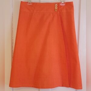 Silk & Cotton Women's A-Line Wrap Skirt - Medium